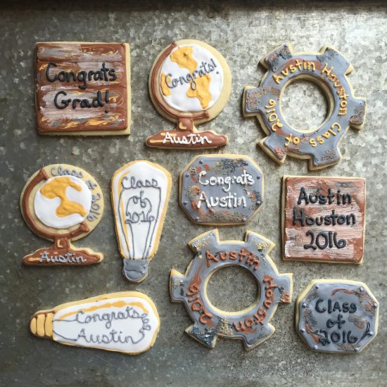 Dallas Fort Worth Bakery decorated cookies and dessert bars for weddings baby showers bridal showers and events